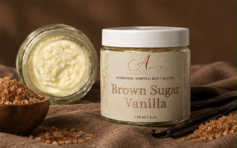 Brown Sugar Vanilla whipped body butter