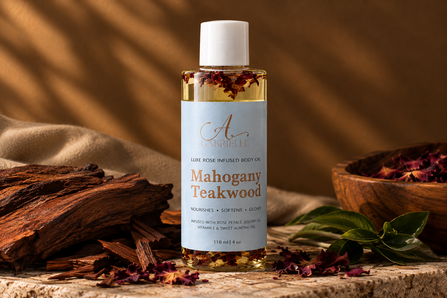 Mahogany Teakwood body oil